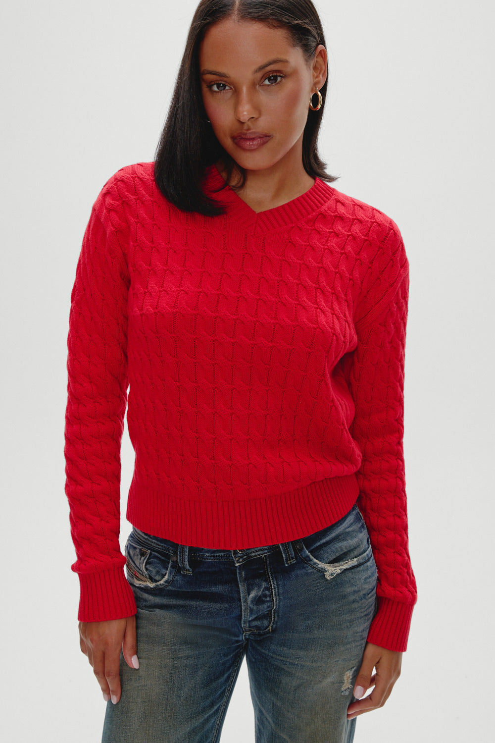 Prince Cable Knit Sweater - Heartstrings Frankies Bikinis Online Shop