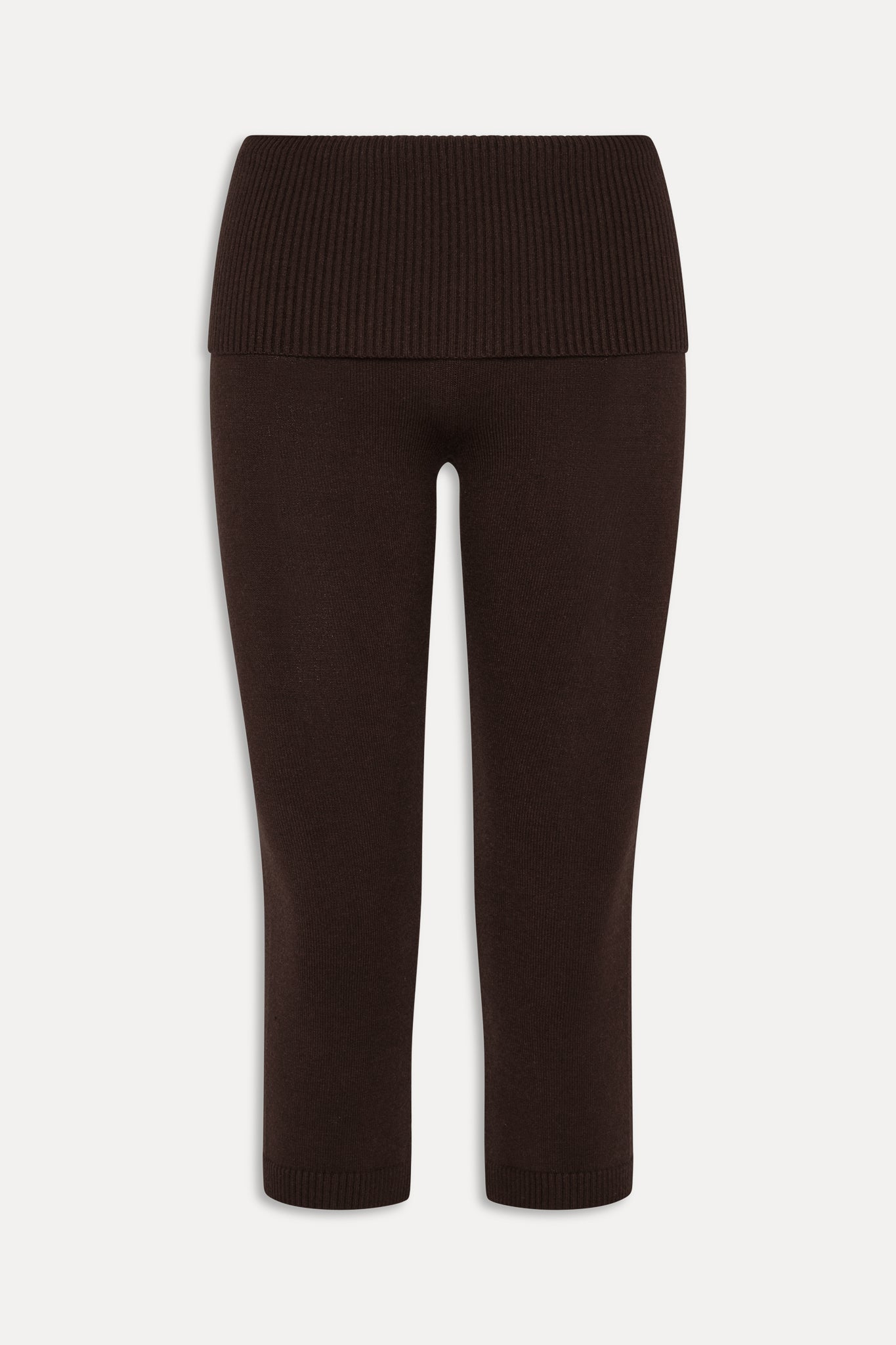 Milo Knit Capri Pants - Chocolate Brown Frankies Bikinis Outlet