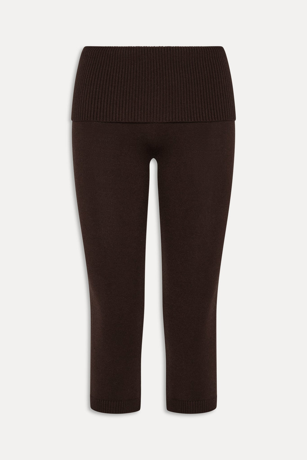Milo Knit Capri Pants - Chocolate Brown Frankies Bikinis Outlet