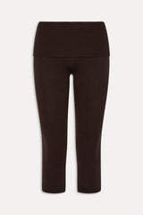 Milo Knit Capri Pants - Chocolate Brown Frankies Bikinis Outlet