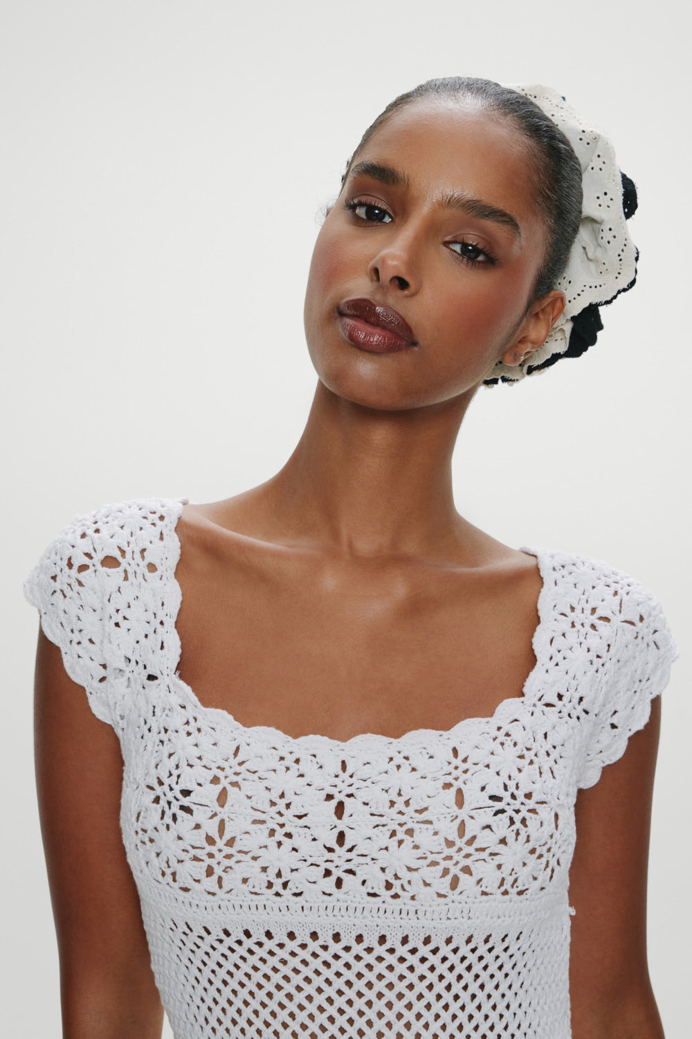 Eloise Crochet Mini Dress - Angel's Meadow Frankies Bikinis Discount