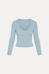 Kit V Neck Knit Sweater - Daydream Frankies Bikinis Sale