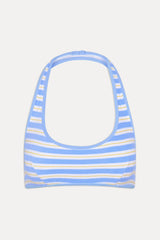 Skyler Striped Halter Bikini Top - Ashbury Stripe Frankies Bikinis Online