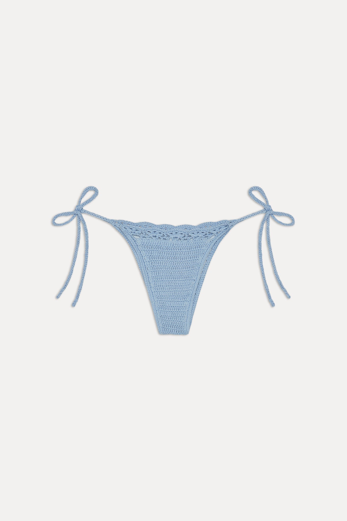 Mackenzie Crochet String Bikini Bottom - Blue Jay Frankies Bikinis Outlet
