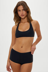 Caster Cheeky Boy Shorts - Midnight Serenade Frankies Bikinis Outlet