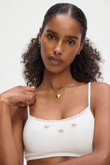 Beck High Waisted Bikini Bottom - White Frankies Bikinis For Sale