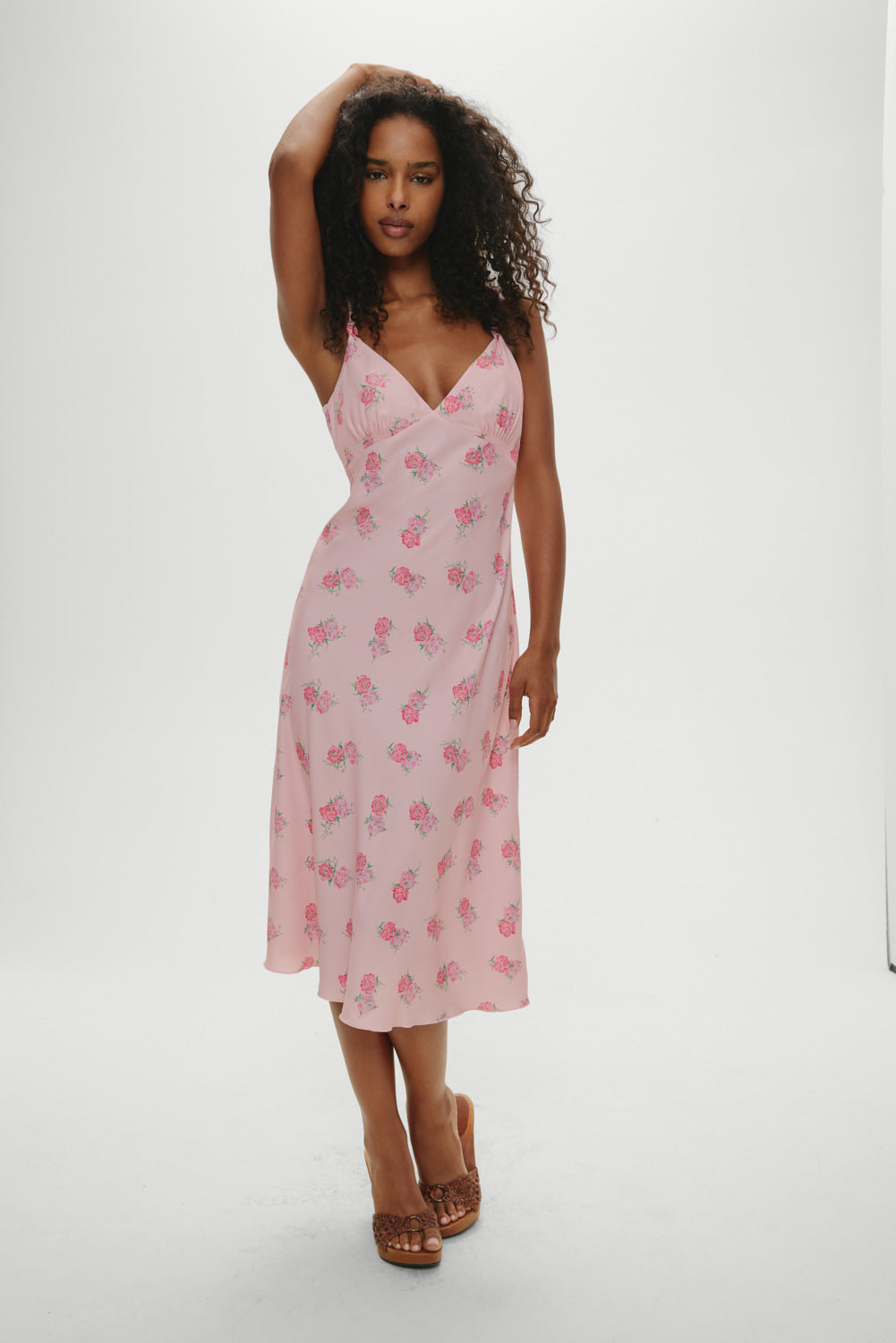 Gem Floral Midi Dress - Fresh Rose Frankies Bikinis Online
