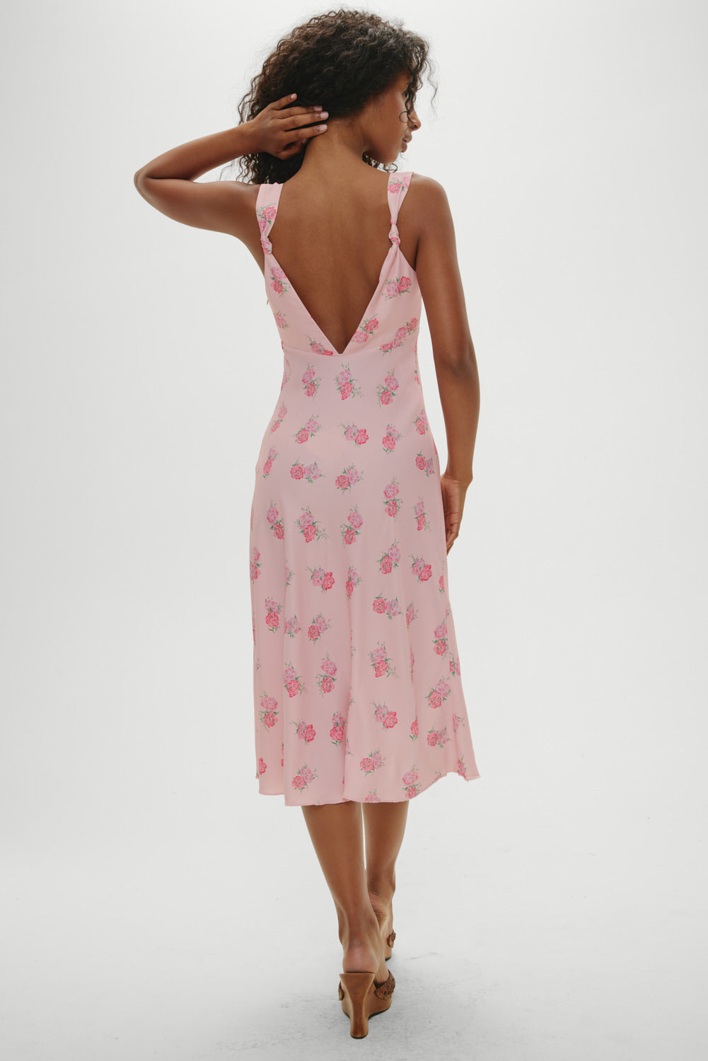 Gem Floral Midi Dress - Fresh Rose Frankies Bikinis Online