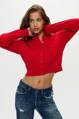 Dudley Cable Knit Cardigan - Heartstrings Frankies Bikinis Sale