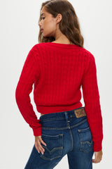 Dudley Cable Knit Cardigan - Heartstrings Frankies Bikinis Sale