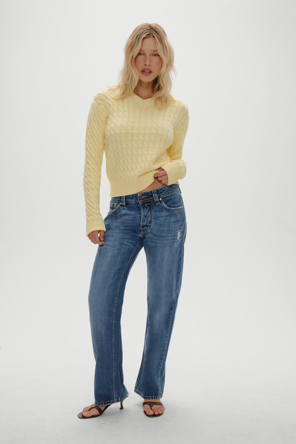 Prince Cable Knit Sweater - Vanilla Sugar Frankies Bikinis Online Shop