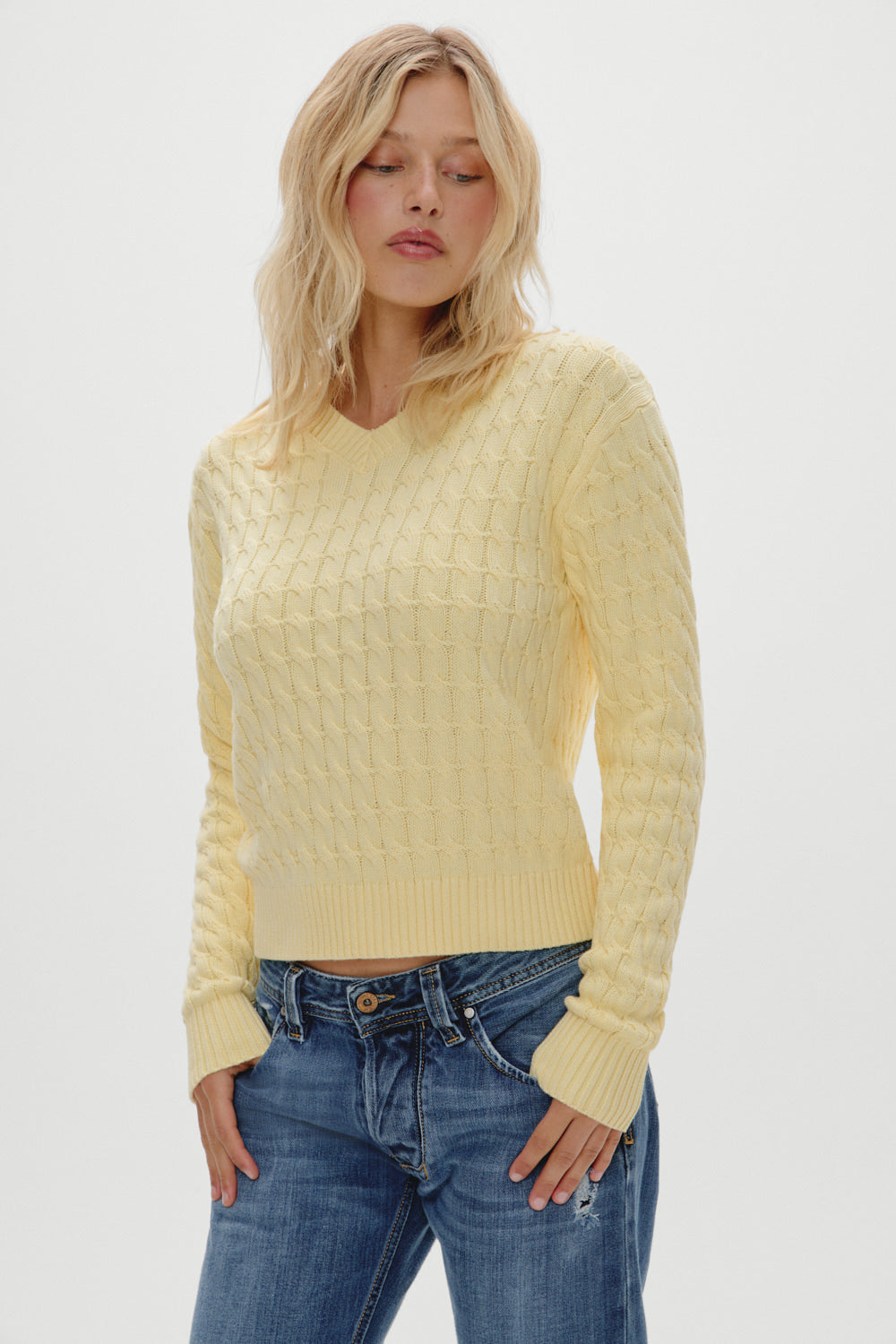 Prince Cable Knit Sweater - Vanilla Sugar Frankies Bikinis Online Shop