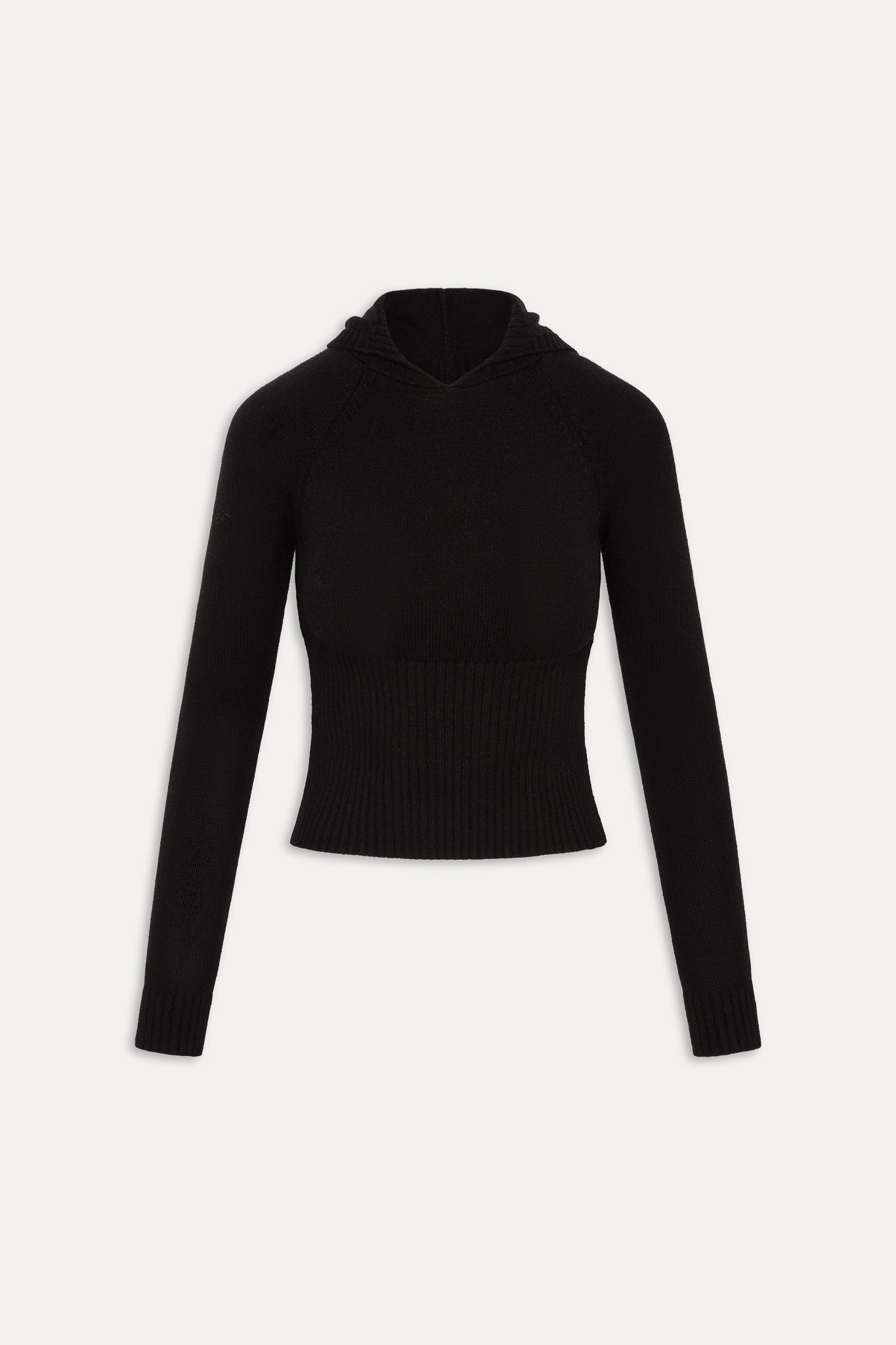 Hazel Knit Hoodie - Black Frankies Bikinis Sale