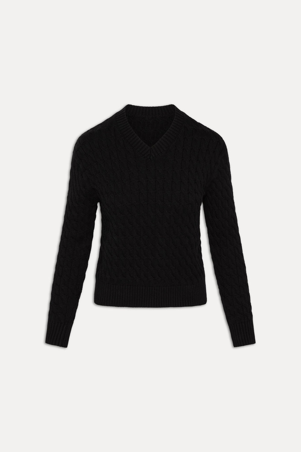 Prince Cable Knit Sweater - Black Frankies Bikinis Online