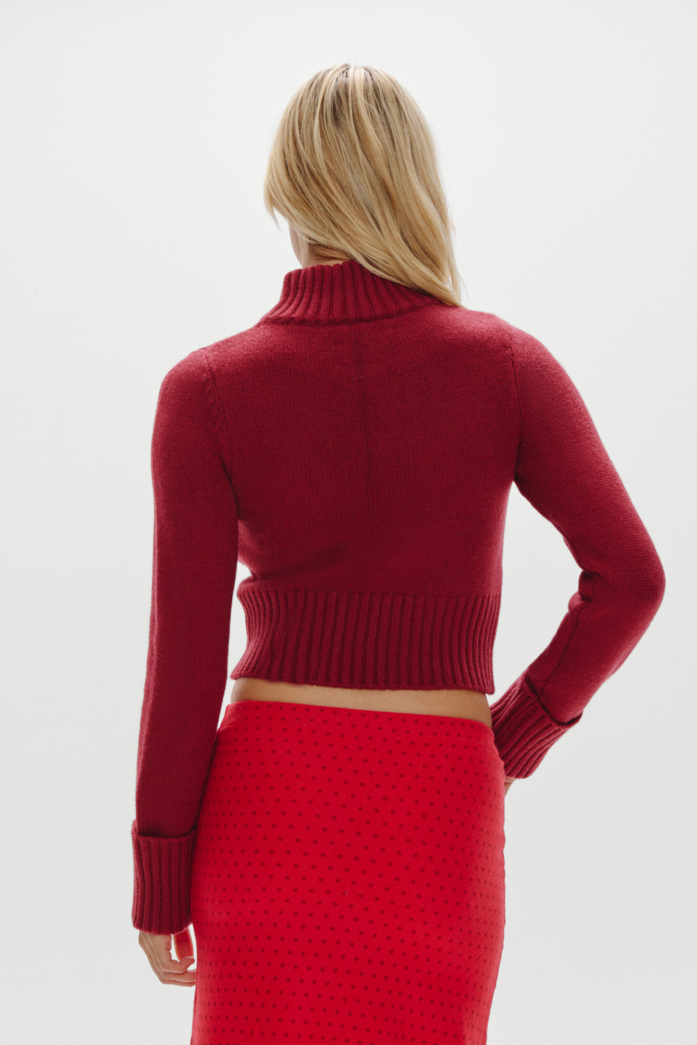 Laurel Knit Turtleneck Sweater - Rosewood Frankies Bikinis Online Shop