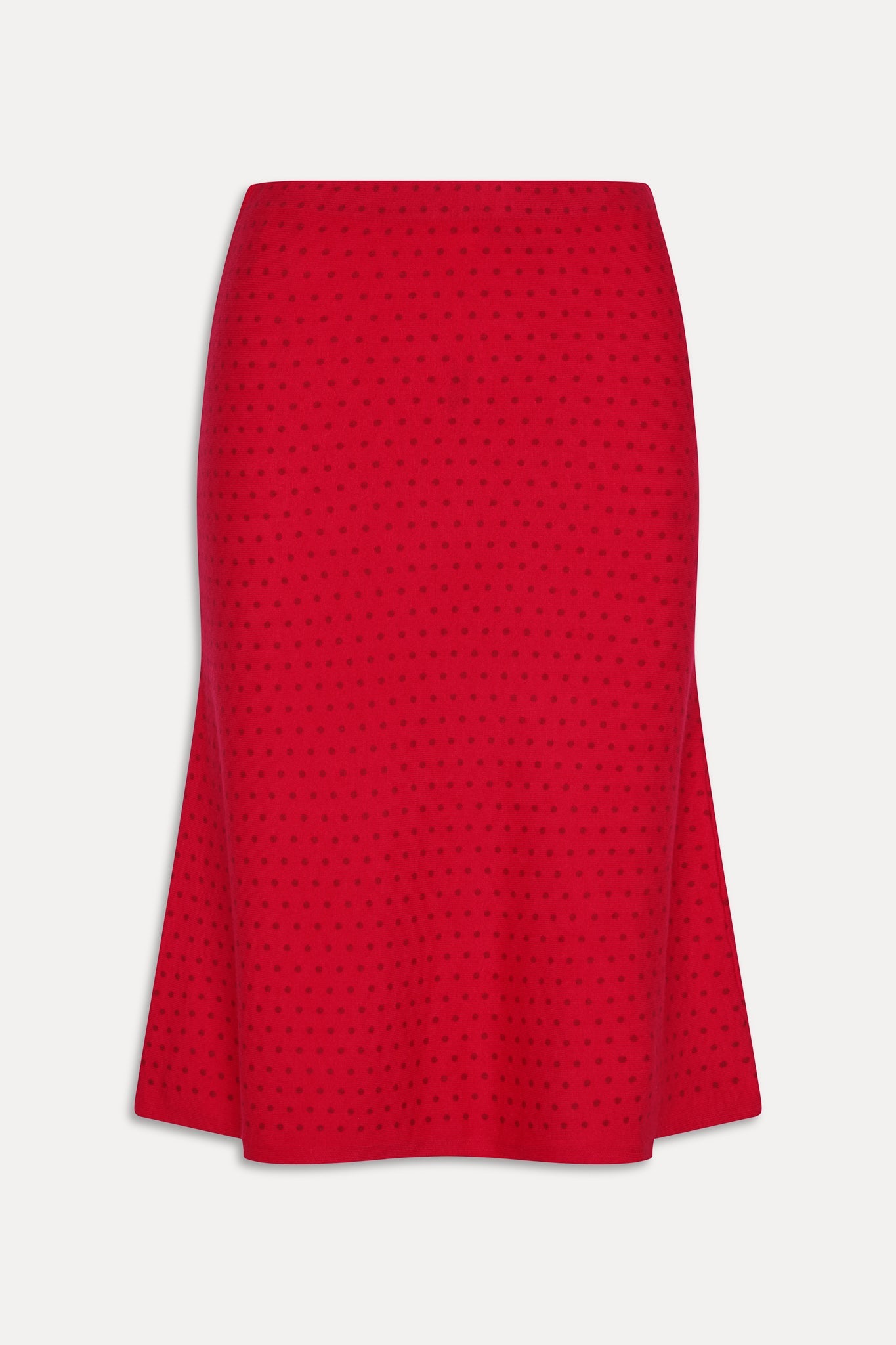 Magnolia Knit Midi Skirt - Cranberry Frankies Bikinis For Sale