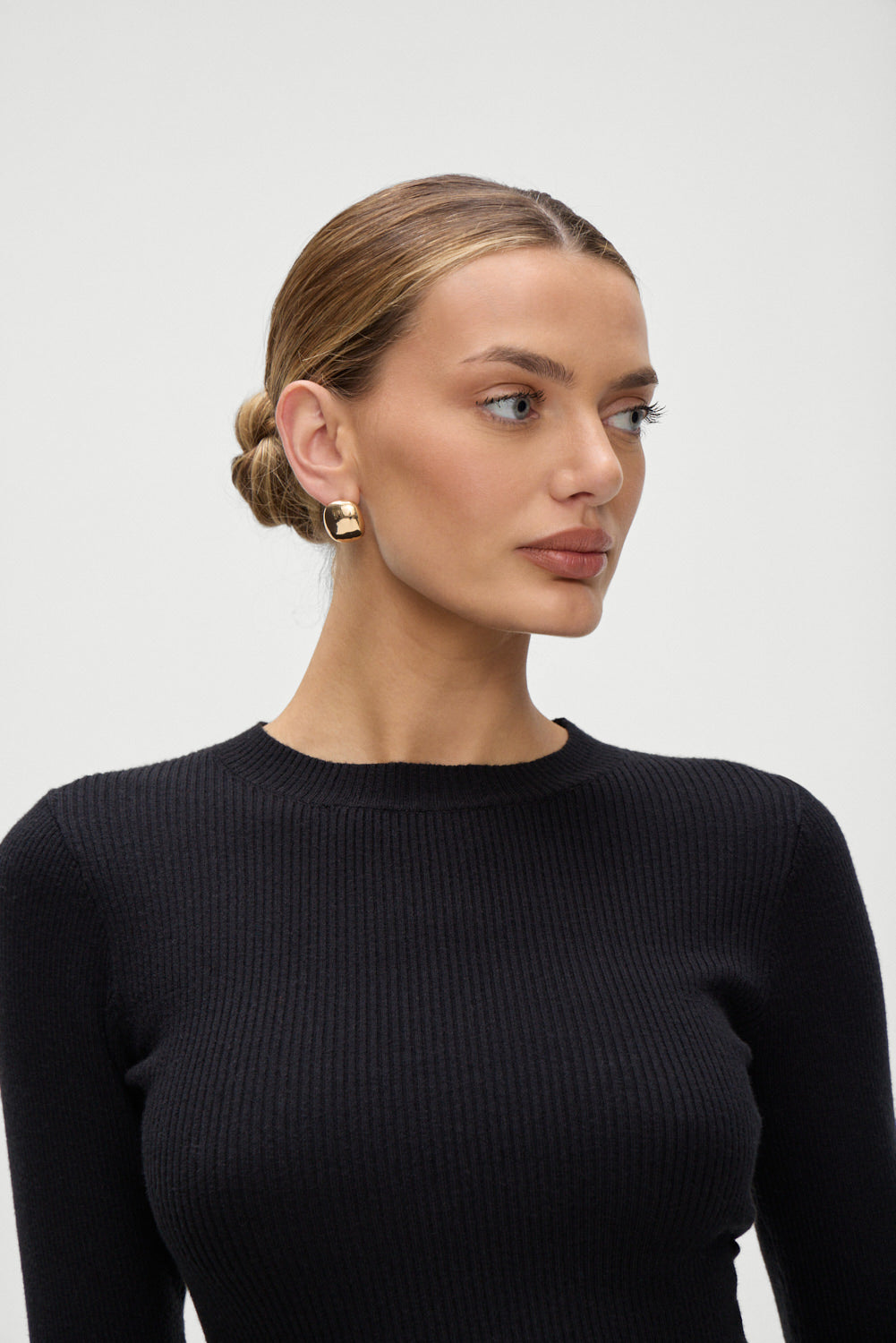 Riley Knit Sweater - Black Frankies Bikinis Discount