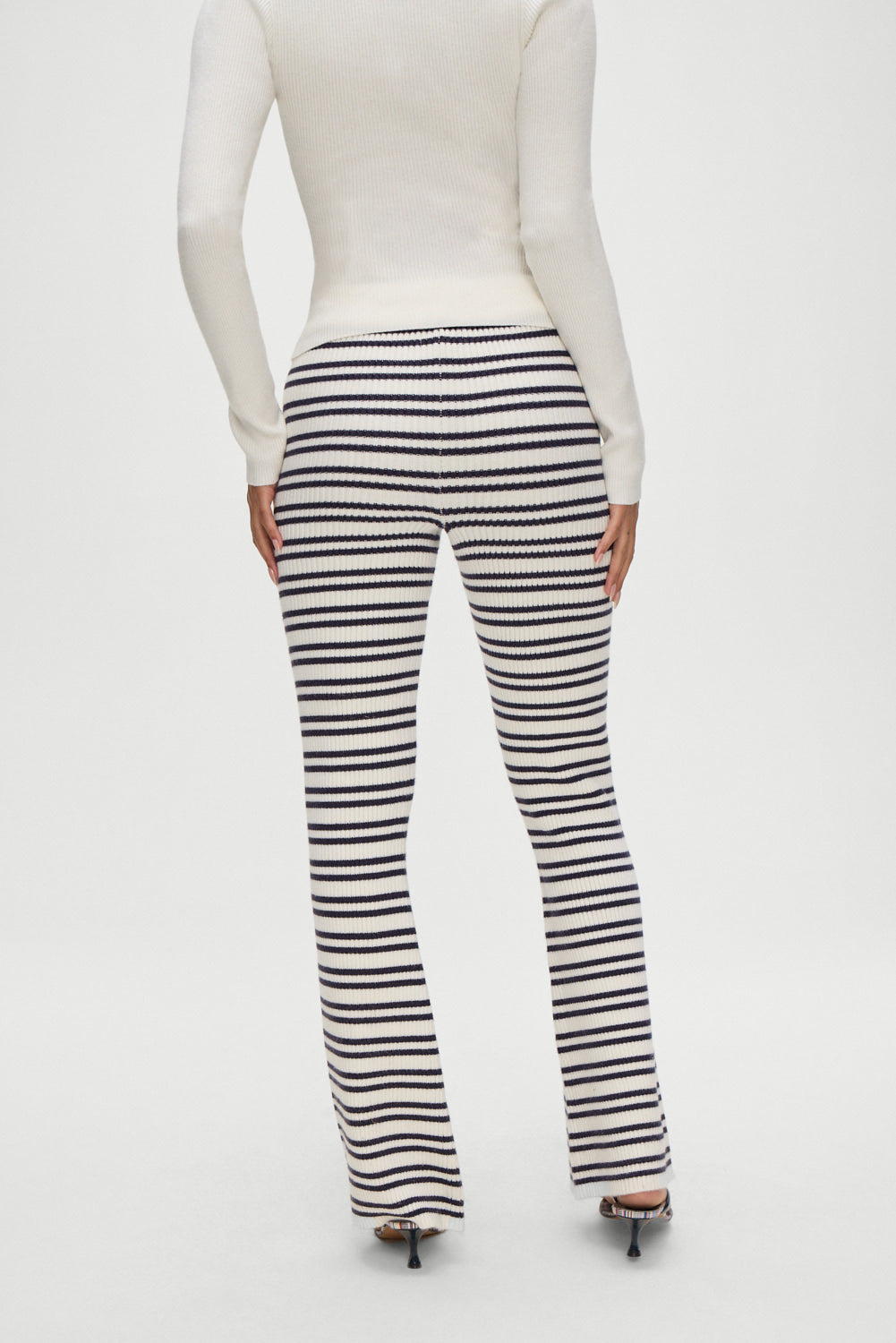 Camden Striped Knit Pants - Starlit Stripe Frankies Bikinis Outlet