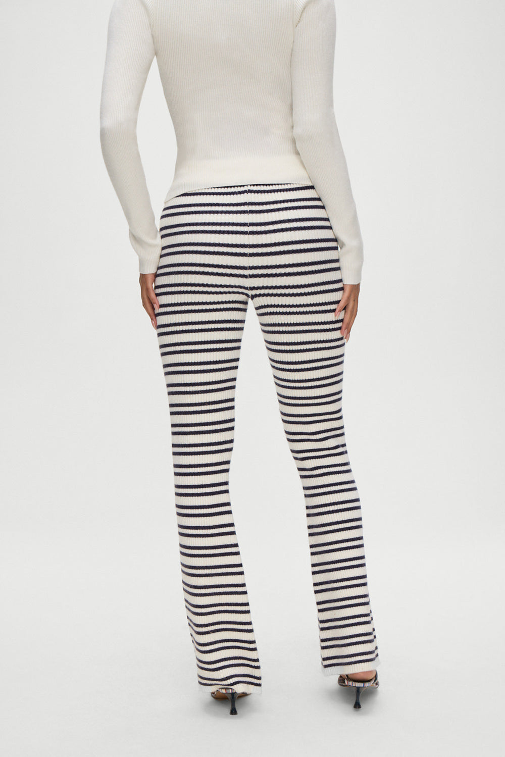 Camden Striped Knit Pants - Starlit Stripe Frankies Bikinis Outlet