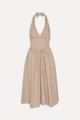 x BELLA HADID Prairie Midi Dress - Rodeo Gingham Frankies Bikinis Sale