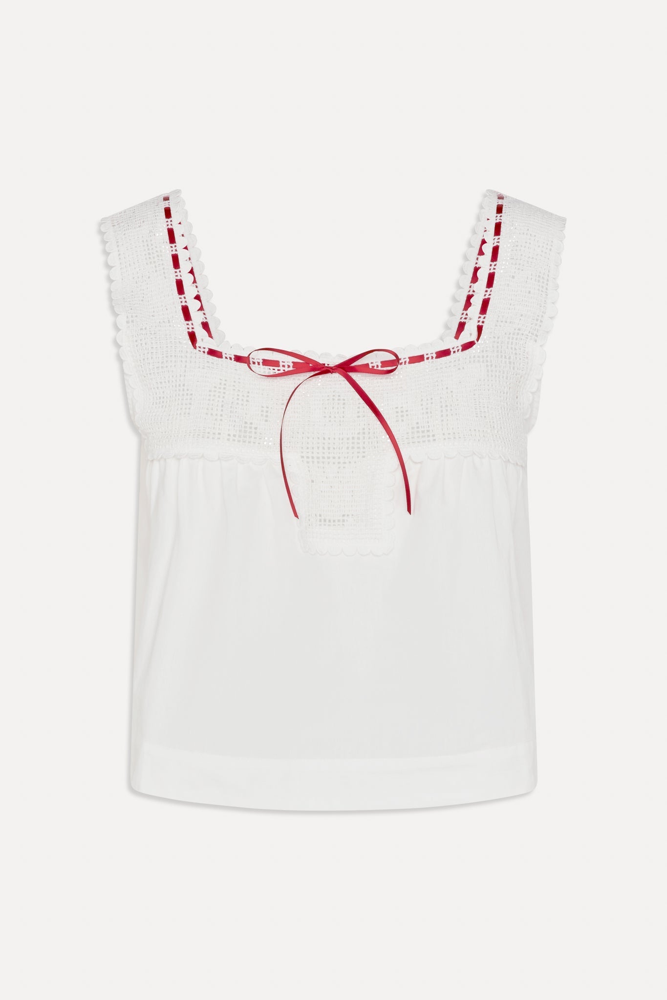 x BELLA HADID Heirloom Top - White Frankies Bikinis Online