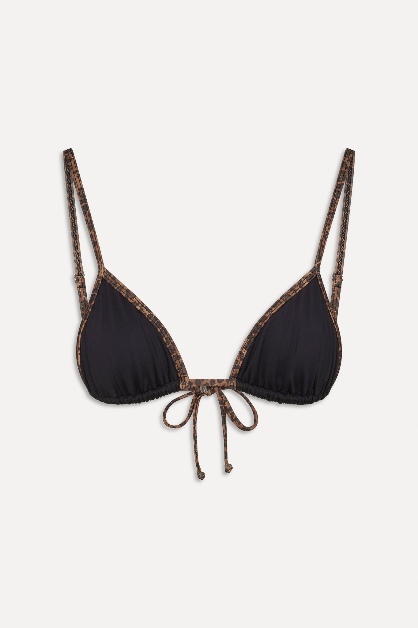 x BELLA HADID Lumia Triangle Bikini Top - Lucky Leopard Frankies Bikinis Online Shop