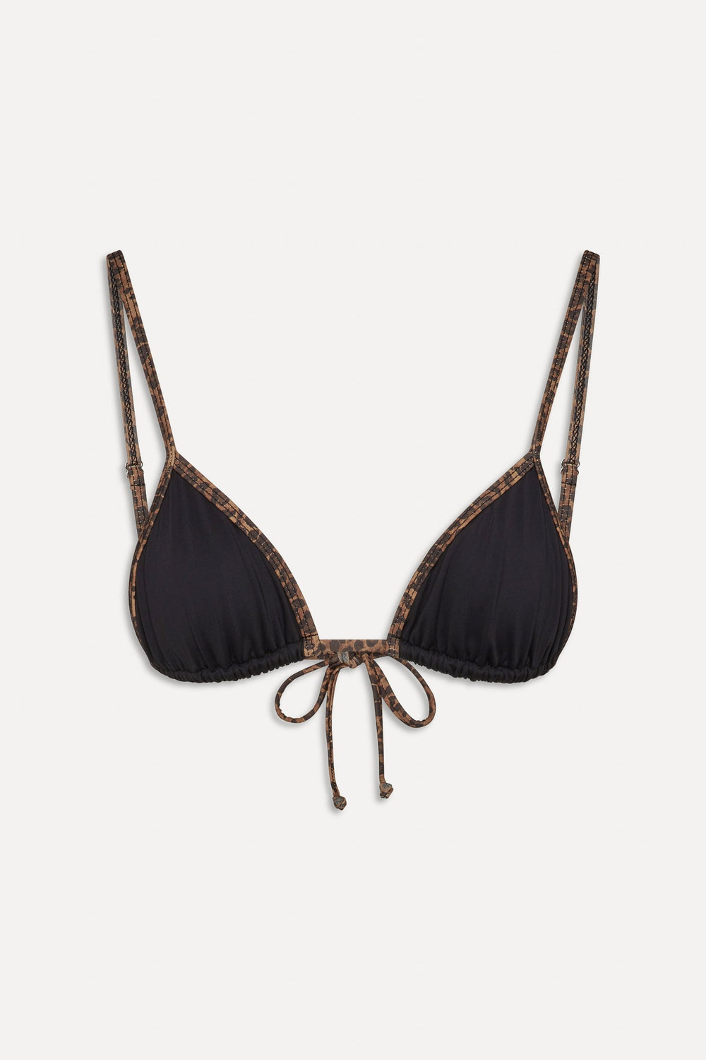 x BELLA HADID Lumia Triangle Bikini Top - Lucky Leopard Frankies Bikinis Online Shop