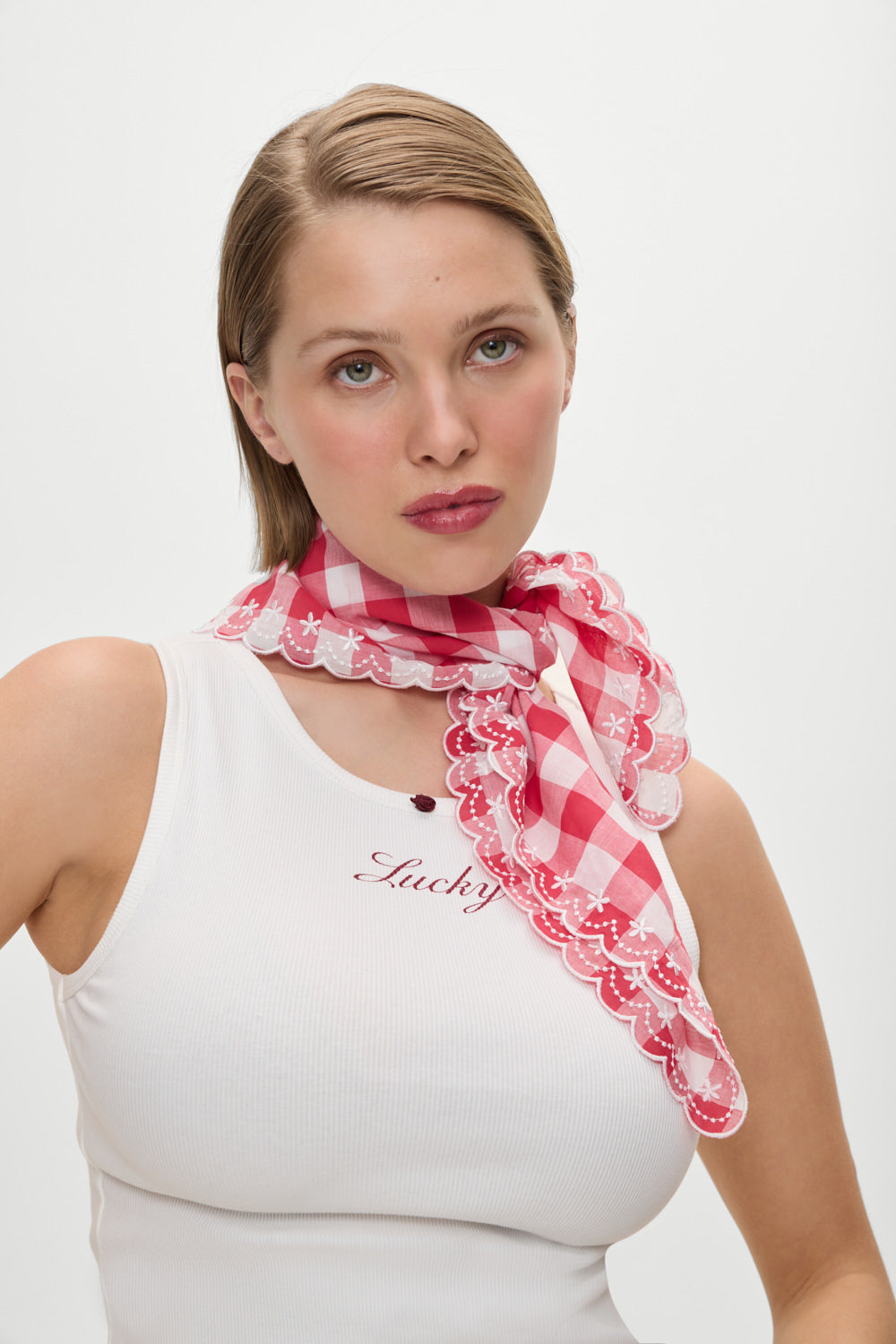 x BELLA HADID Little Miss Head Scarf - Malibu Picnic Frankies Bikinis Online Shop