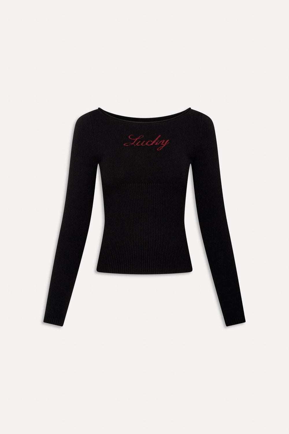x BELLA HADID Theo Knit Sweater - Lone Star Black Frankies Bikinis Outlet