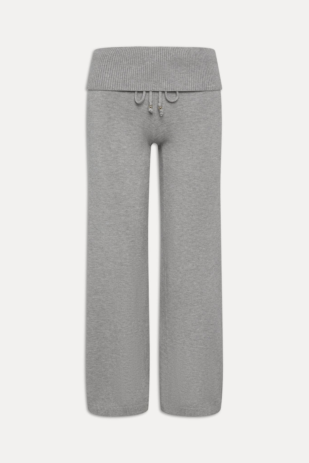 Dawson Knit Fold Over Pants - Cloud Cover Frankies Bikinis Outlet