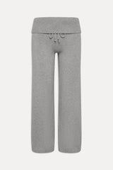 Dawson Knit Fold Over Pants - Cloud Cover Frankies Bikinis Outlet