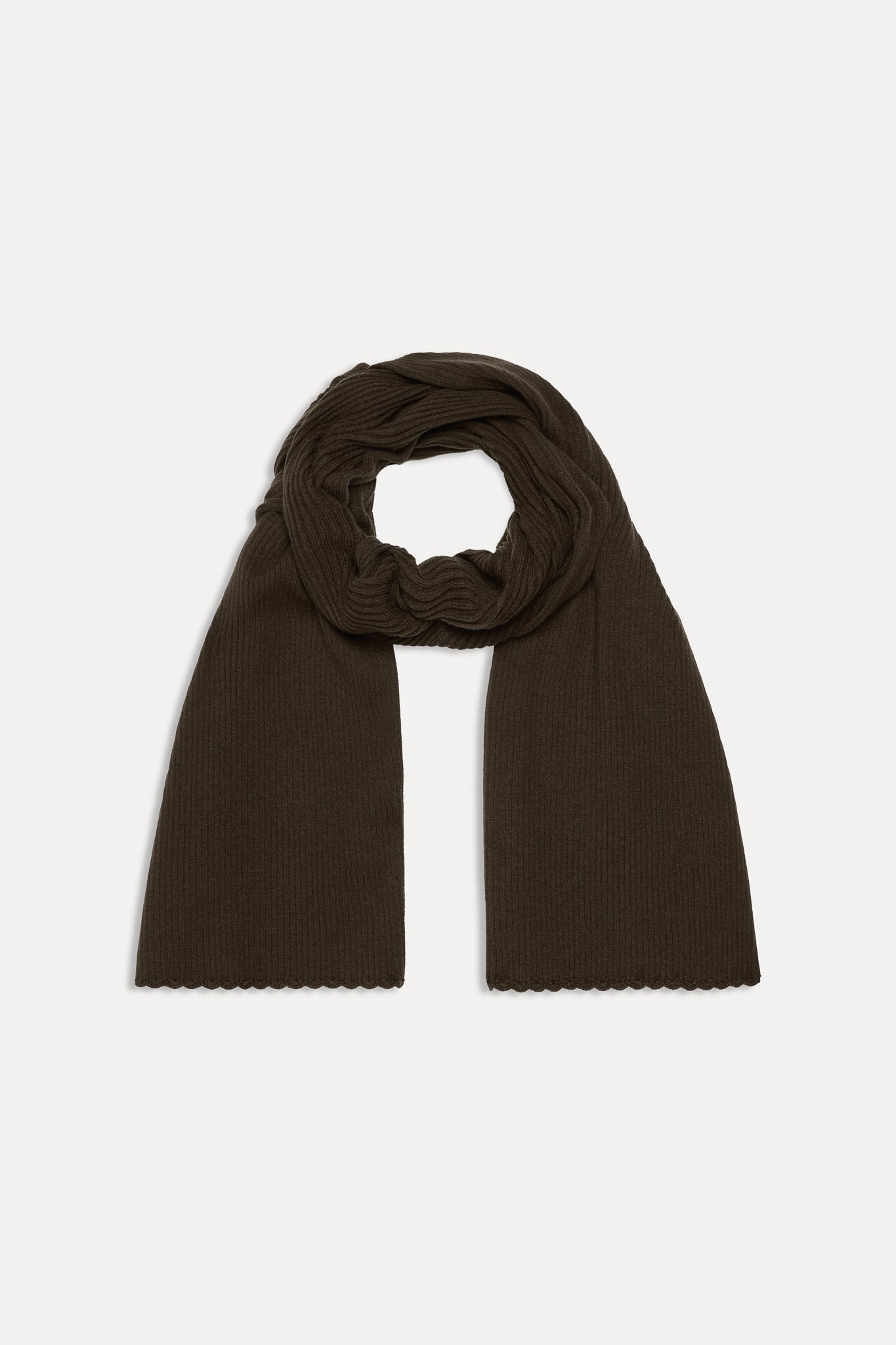 Snug Knit Scarf - Chocolate Brown Frankies Bikinis Online Shop