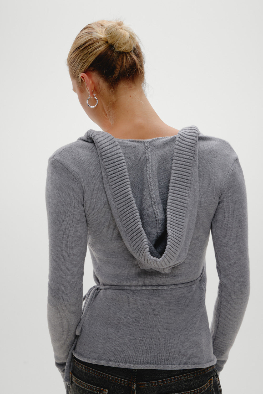 Angel Baby Wrap Knit Sweater - Cloud Cover Frankies Bikinis Outlet