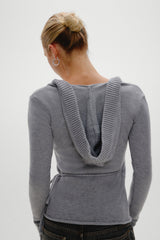 Angel Baby Wrap Knit Sweater - Cloud Cover Frankies Bikinis Outlet
