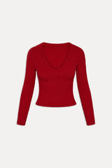 Kit V Neck Knit Sweater - Heartstrings Frankies Bikinis Discount