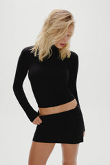 Milo Knit Turtleneck Sweater - Black Frankies Bikinis Sale