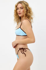 Harmony Terry Bralette Bikini Top - Dolphin Frankies Bikinis Online Shop
