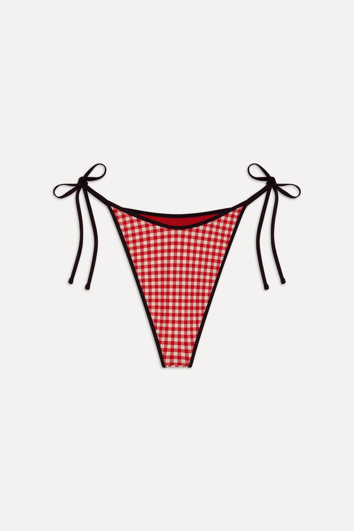 Romeo Cheeky String Bikini Bottom - Cherry Picnic Frankies Bikinis Sale
