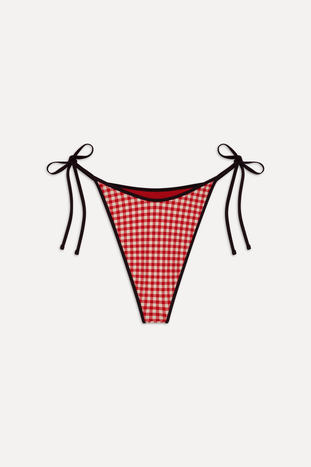 Romeo Cheeky String Bikini Bottom - Cherry Picnic Frankies Bikinis Sale