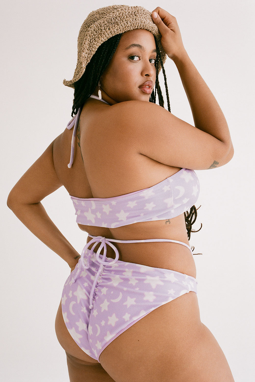 Jupiter Terry Bandeau Bikini Top - Luna Frankies Bikinis For Sale