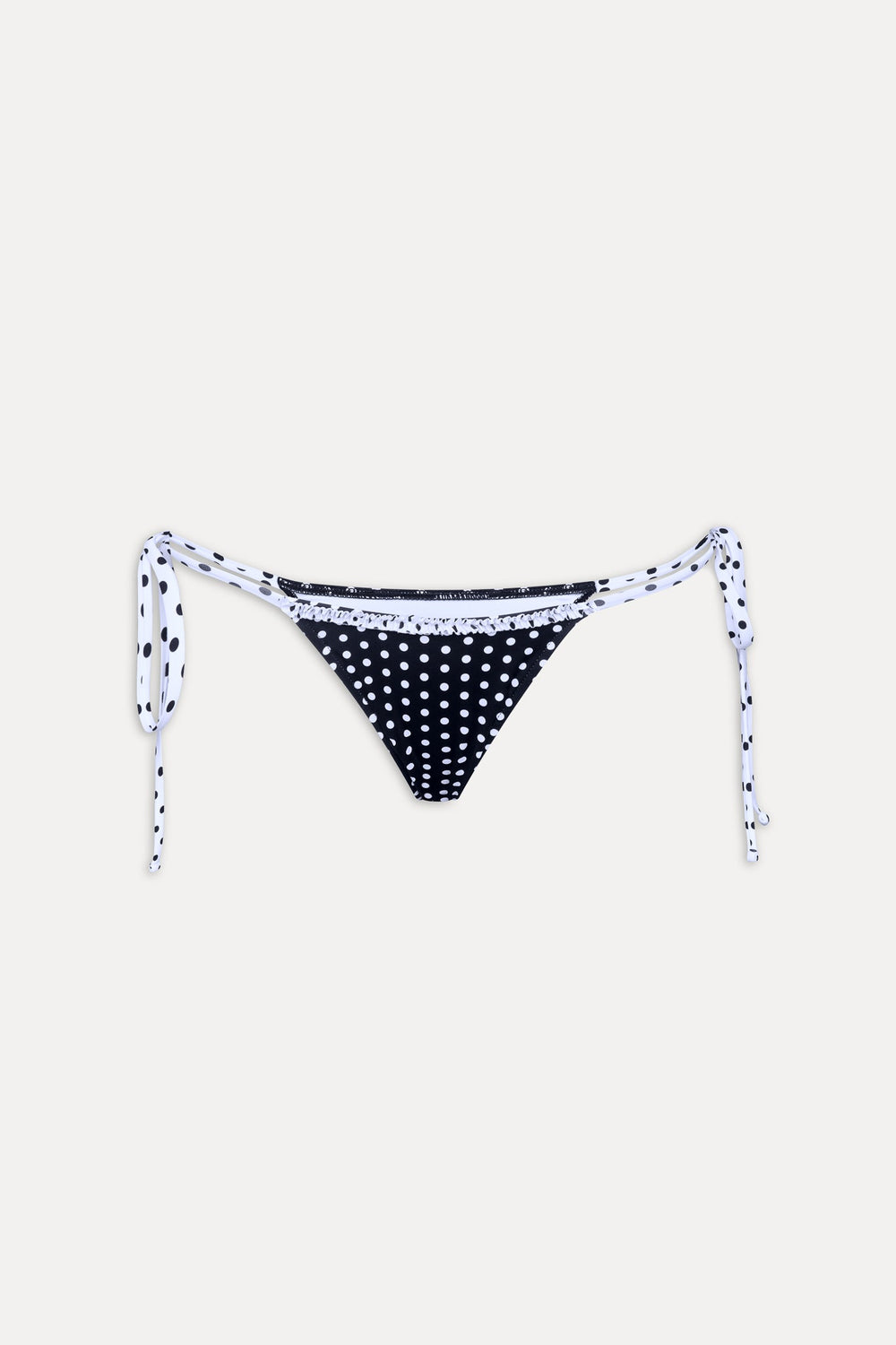Divine Skimpy String Bikini Bottom - Classic Polka Dot Frankies Bikinis For Sale