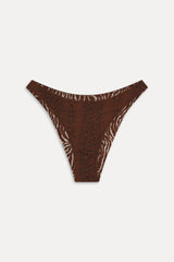 x Réalisation Par Dove Reversible Bikini Bottom - Python/Animal Frankies Bikinis Sale