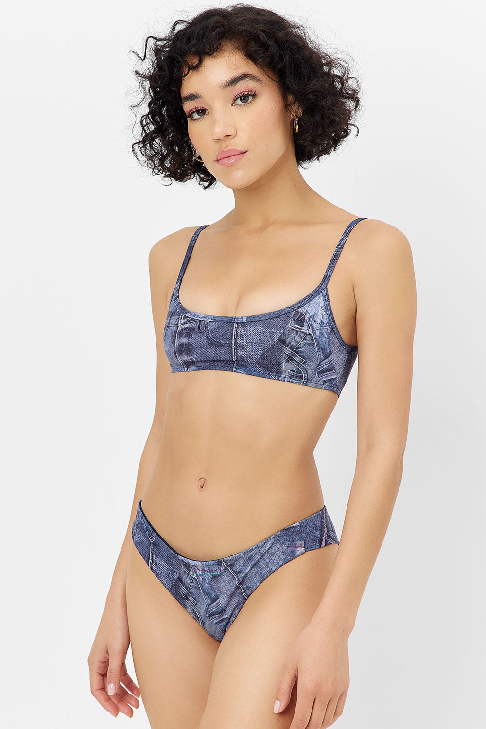 Dallas Bralette Bikini Top - Blue Jean Frankies Bikinis Online Shop