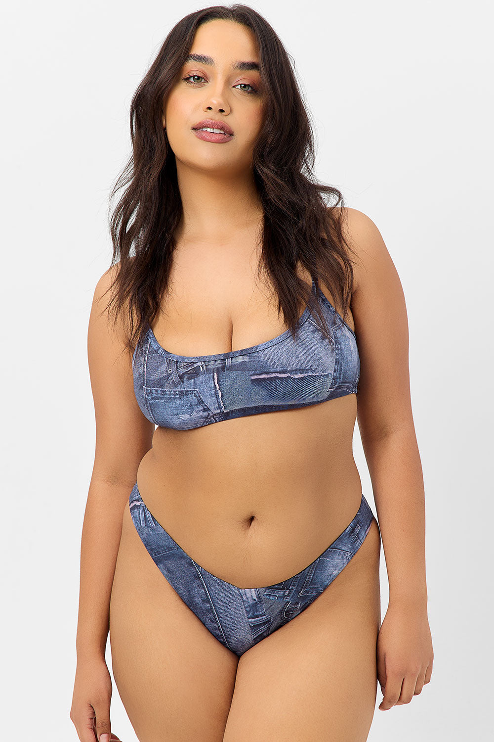 Dallas Bralette Bikini Top - Blue Jean Frankies Bikinis Online Shop