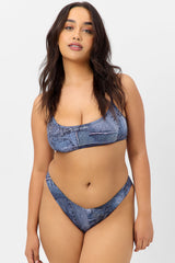 Dallas Bralette Bikini Top - Blue Jean Frankies Bikinis Online Shop