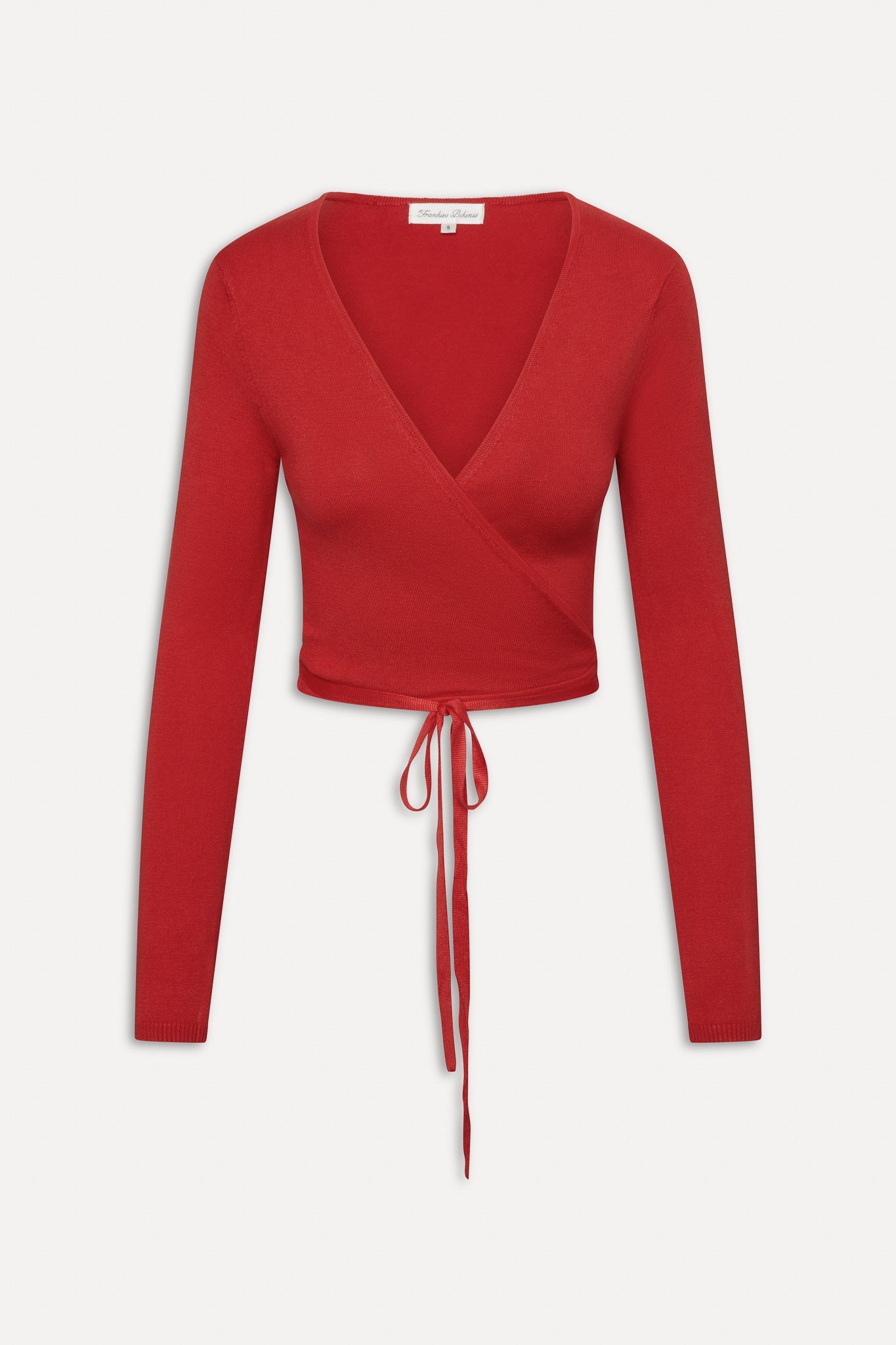 Whisper Long Sleeve Wrap Top - Cherry Frankies Bikinis Discount