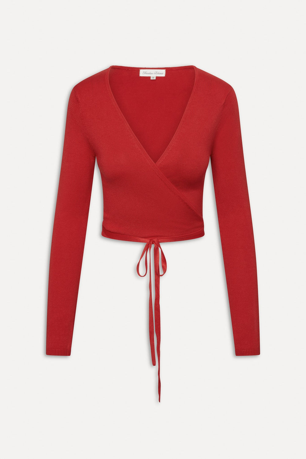 Whisper Long Sleeve Wrap Top - Cherry Frankies Bikinis Discount