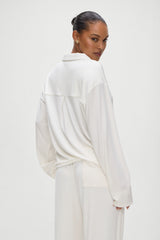 Rory Long Sleeve Sleep Shirt - Seashell Frankies Bikinis Online Shop