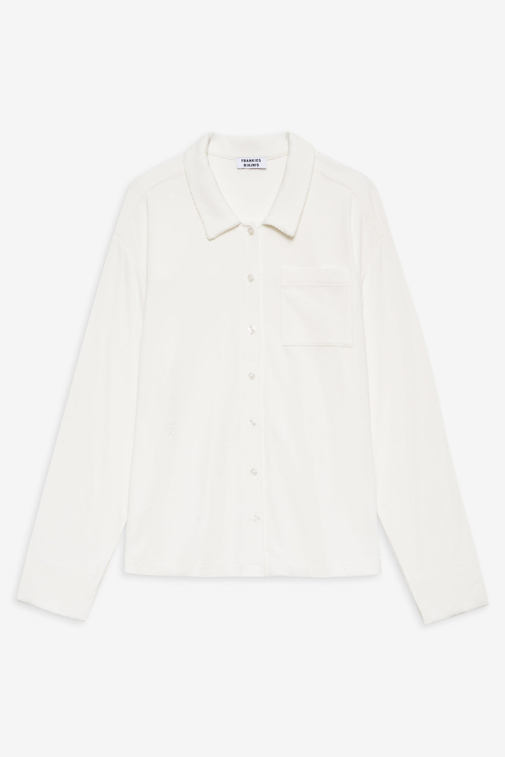 Rory Long Sleeve Sleep Shirt - Seashell Frankies Bikinis Online Shop