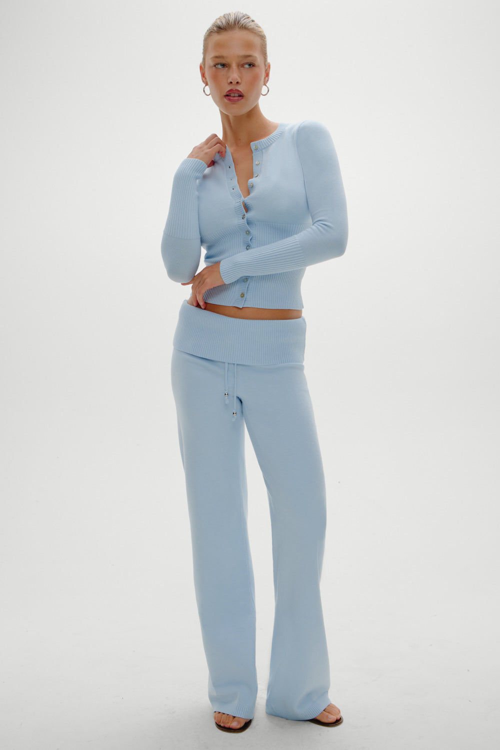 Dawson Knit Fold Over Pants - Daydream Frankies Bikinis Discount